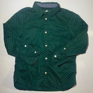 Boys Polka Dot Button-Up Shirt